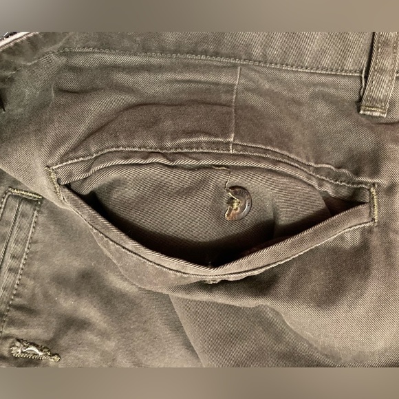 Stock Mfg chinos, olive, size 32 - Picture 7 of 7